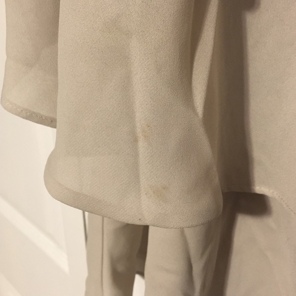 Beige Ruffle Blouse - Picture 2 of 2